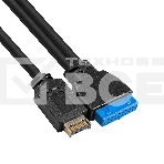 Планка USB на переднюю панель ExeGate U3H-616, 3,5
