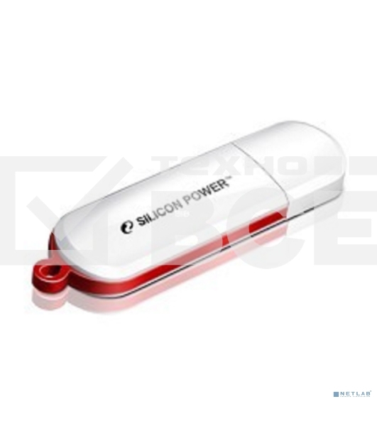 Флеш диск Silicon Power 16Gb LuxMini 320 SP016GBUF2320V1W USB2.0 белый