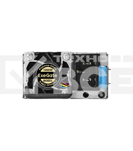 Серверный блок питания  (модуль к RTS1000 Redundant) 1000W ExeGate Industrial-RT1000 (APFC, КПД 94%(80 PLUS Platinum), 4 cm fan)