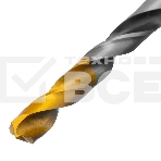 Сверло спиральное по металлу 7,0 x 109мм, Р6М5, Golden Tip, многогранная заточка Denzel, фото4