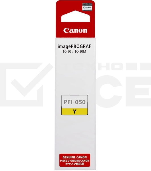 Картридж струйный Canon PFI-050Y 5701C001 желтый (70мл) для Canon imagePROGRAF TC-20M