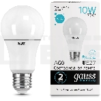 Лампа светодиодная Gauss Elementary 10Вт цок.:E27 груша 220B 4100K св.свеч.бел.нейт. A60 (упак.:10шт) (23220), фото5