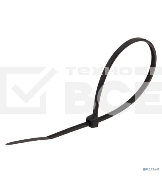 Хомут-стяжка кабельная нейлоновая Rexant 600 x7.6 мм, черная, упаковка 100 шт.