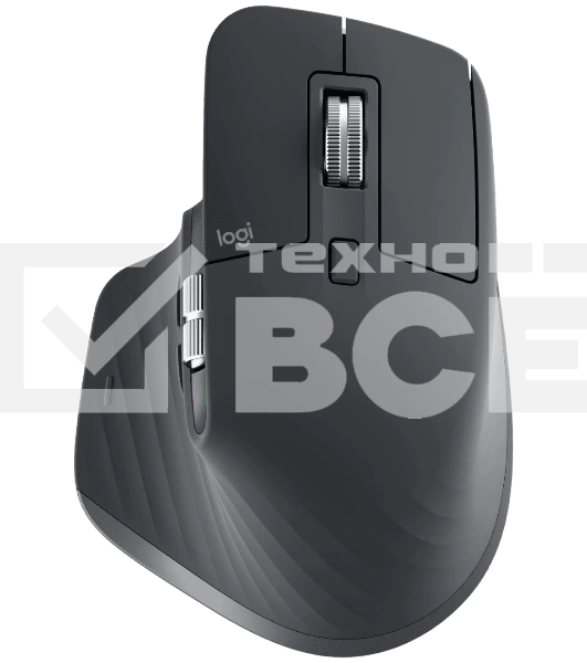 Мышь беспроводная Logitech MX Master 3s светло-серый, 8000 dpi, радиоканал, Bluetooth, USB, кнопки - 7