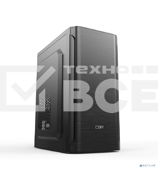 Корпус CBR mATX Minitower MX10, c БП PSU-ATX400-12EC (400W/120mm), 2*USB 2.0, HD Audio+Mic, Black [PCC-MATX-MX10-400W]