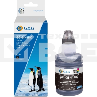 Чернила G&G GG-GI-41BK черный140мл для Canon PIXMA G1420/G1430/G2420/G2430/G2460/G3420