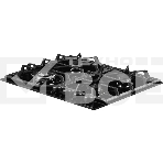 Газовая варочная поверхность Kuppersberg FG 62 B Газовая варочная поверхность, закаленное стекло, ширина 60 см, 4 газовые конфорки, WOK конфорка(3,8 кВт), автоподжиг, газ-контроль, чугунные решетки, цвет черный, фото5