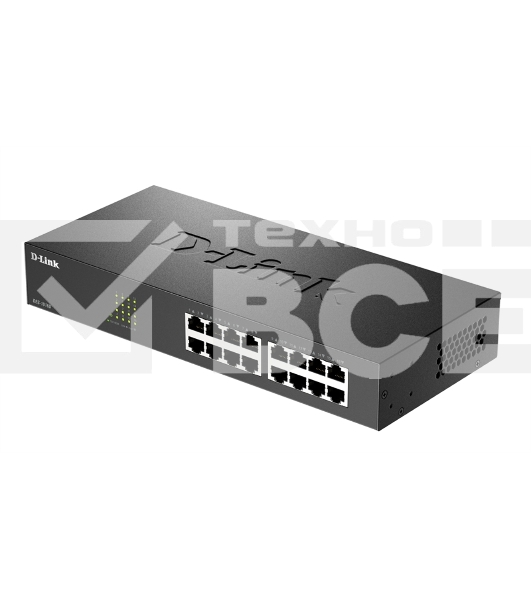 Неуправляемый коммутатор D-Link DES-1016D/I1A с 16 портами 10/100Base-TX