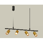 Светильник Ambrella light XB9002330/4 SBK/PYG черный песок/золото желтое полированное MR16 GU5.3 (С9002, С6327, N6134), фото3