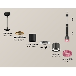 Светильник Ambrella Light XP8115015 DCH/PI черный хром/розовый GX53, фото2