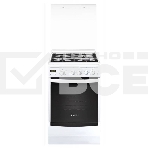 Плита газовая Gefest ПГ 5100-03 0002 белый, конфорок 4 шт, духовка 52 л, 50 см x 85 см x 58.5 см, фото 1