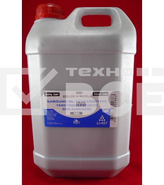 Тонер SAMSUNG ML-1210/1520/1610/40/60/1710/2010/216x/SCX-4x00/3x00 (к, 1кг) B&W Light фас России