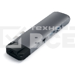 Хаб USB Satechi Aluminum Pro Hub with Ethernet для 2016/2017 MacBook Pro 13” и 15”. Цвет серый космос., фото5