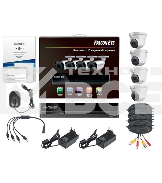 Комплект видеонаблюдения Falcon Eye FE-104MHD Дом