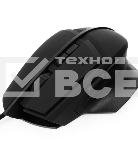 Мышь проводная Гарнизон GM-740G черный, 3200 dpi, USB, кнопки - 7