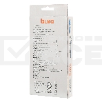 Сетевой фильтр Buro 800SH-5-B 5м (8 розеток) черный (коробка), фото9