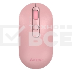 Мышь беспроводная A4Tech Fstyler FG20 розовый, 2000 dpi, радиоканал, USB, кнопки - 4, фото 1