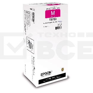 Картридж струйный Epson T8783 пурпурный для WF-R5xxx XXL