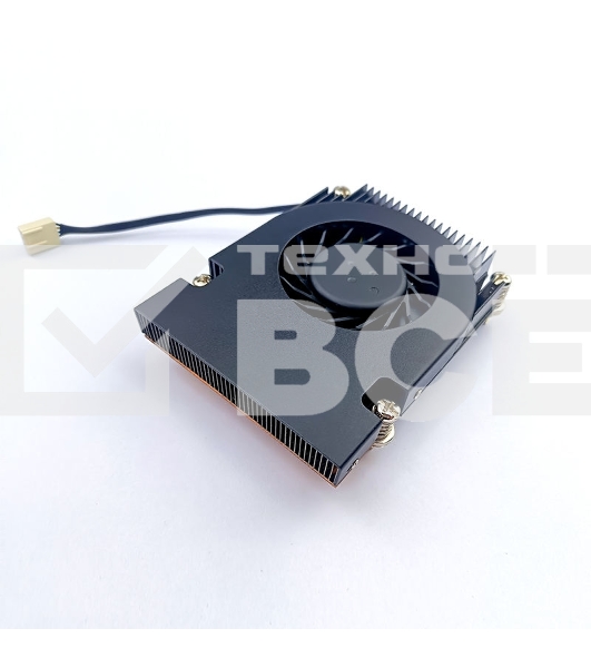 Кулер Foxline D65 черный алюминий+медь 2500rpm 32.6db 4-pin 65w 17мм