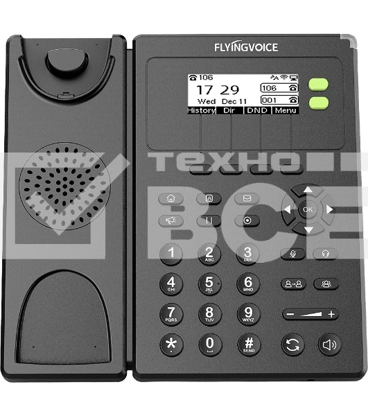 Телефон IP Flyingvoice FIP-10 черный