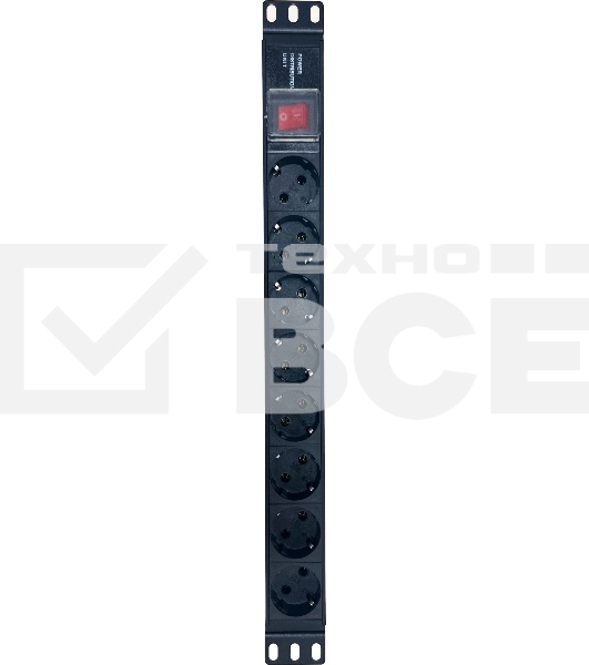 Блок распределения питания NTSS NTSS-PDU-DA1015 гор.размещ. 8x базовые 10A C14