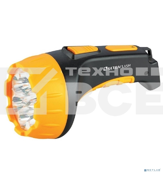 Фонарь ULTRAFLASH LED381515 LED 2 режима черн/желт аккумуляторный