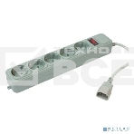 Сетевой фильтр PC Pet AP01006-E-GR 1.8м (5 розеток) серый, фото5