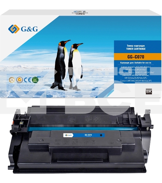 Картридж лазерный G&G GG-C070 черный (3000стр.) для Canon imageCLASS MF465dw/MF462dw/LBP247dw/LBP246dw(AMS)/i-SENSYS LBP243dw/246dw/MF461dw/MF465dw/MF463dw(EUR/NA/AP)/LBP244/241/MF467dw(JP)