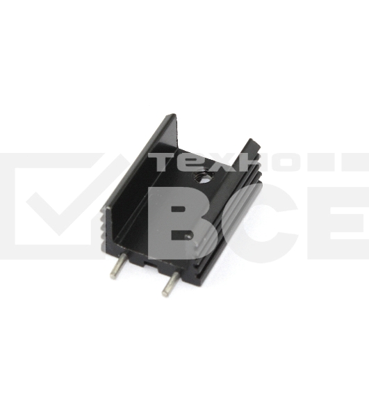 Аллюминиевый радиатор TO-220 Mosfet, 20x15x10 мм, 2Pin