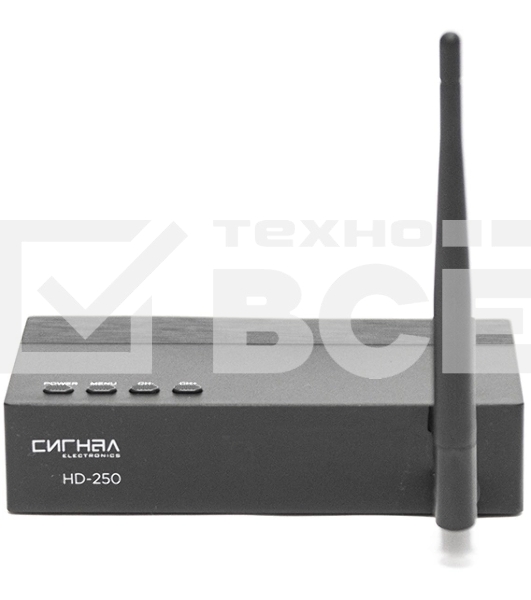 Ресивер DVB-T2 Сигнал Эфир HD-250 черный
