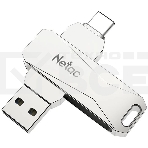 Флеш диск USB Drive Netac U782C dual USB3.0+TypeC 64GB, retail version, фото14