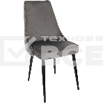 Стул для дома Бюрократ CH-K4_2 комплект 2 шт т. серый Holland 18 металл черный на ножках, фото9