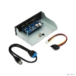 Планка USB 3.0 на переднюю панель 5.25' Gembird, FP5.25-USB3-4A, 4xUSB-A 3.0, фото 1