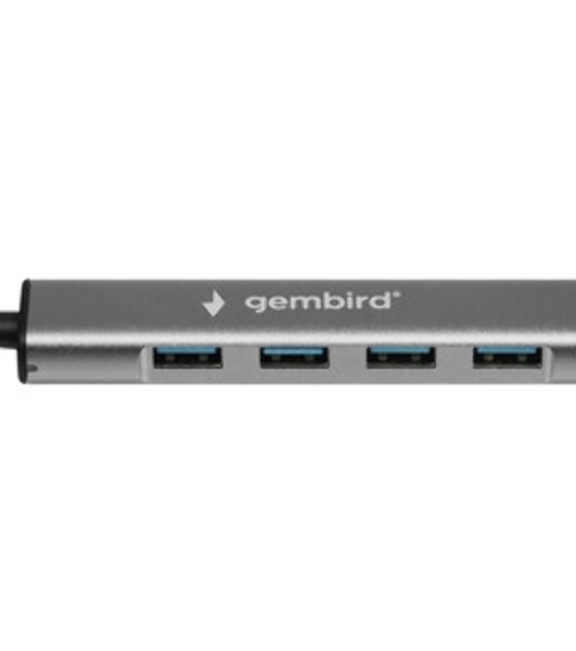 USB-концентратор Gembird UHB-C474, USB Type-C, 4хUSB, USB Type-C