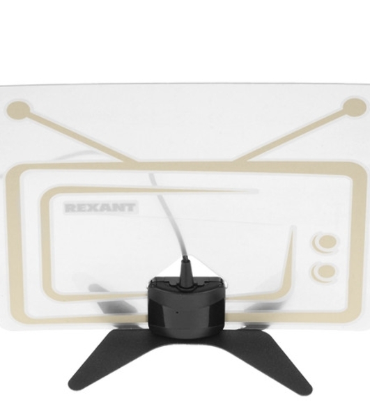 Антенна комнатная Rexant 'Активная' с USB питанием, для цифрового телевидения DVB-T2, Ag-719