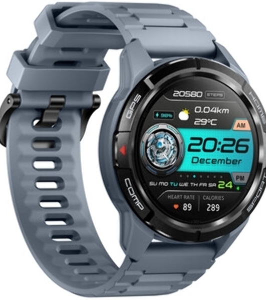 Умные часы Mibro GS Active2, 1.32' AMOLED, Bluetooth, NFC, WR50, темно-серый