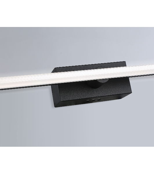 Настенный светодиодный светильник Ambrella light FL6112 BK черный 9W 3000K-6400K 410*40*80