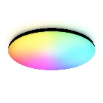 Умный светодиодный светильник FZ2005 BK черный IP54 25W 3000K-6500K+RGB Wi-Fi Алиса/Tuya/Smart Home/Alexa D370*55 (ПДУ ИК), фото19