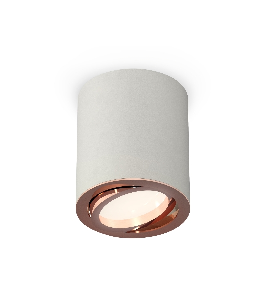 Светильник Ambrella Light XS7423023 SGR/PPG серый песок/золото розовое полированное MR16 GU5.3 (C7423, N7005)
