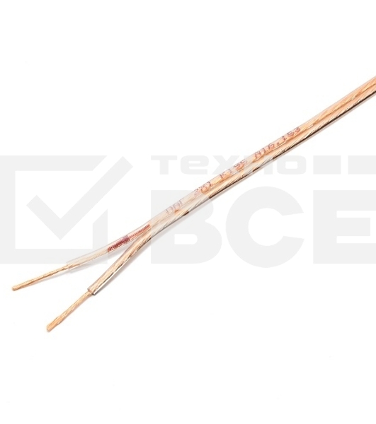 Акустический кабель Cablexpert CC-TC2x1,0-30M, прозрачный,  30 м, бухта
