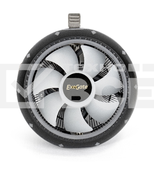 Кулер для процессора ExeGate Dark Magic EE126M-PWM.RGB черный, 120 мм, алюминий, 2000 об/мин, 24 дБ, 4 pin, 100 Вт, 65 мм
