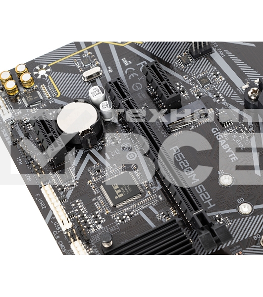 Материнская плата Gigabyte A520M S2H, AM4, AMD A520, 2xDDR4, 4xSATA, 1xM.2, 1xPCIe 3.0 x16, 2xPCIe x1, 1xHDMI, 1xDVI-D, 1xVGA, 1x 1Gb LAN, 4xUSB-A 3.2 Gen 1, 2xUSB-A 2.0, 3x3.5 мм, 7.1, mATX