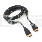 Кабель HDMI Cablexpert CCF2-HDMI4-6, 19M/19M, v2.0, медь, позол.разъемы, экран, 2 фер.кольца, 1,8м, черный, пакет, фото4