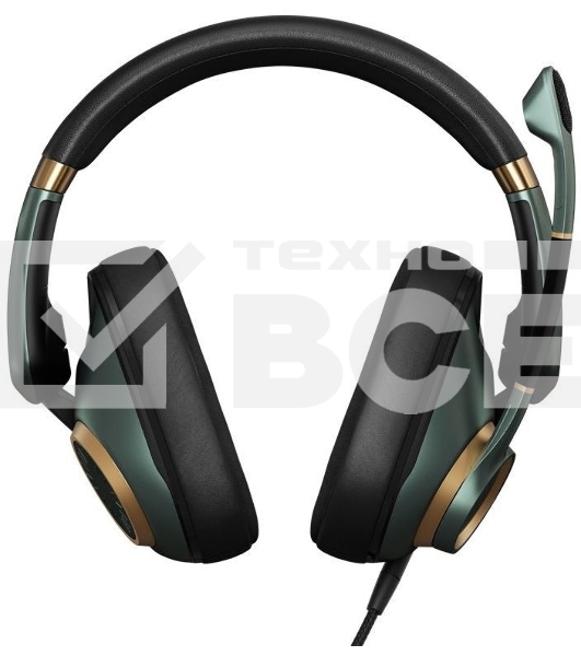 Игровая гарнитура EPOS H6 PRO Closed зелёная (Sennheiser, mini jack 3.5 мм, PC / Soft phone, PS4, Xbox One, Nintendo Switch, Mac OSX, PS5, Xbox Series X)