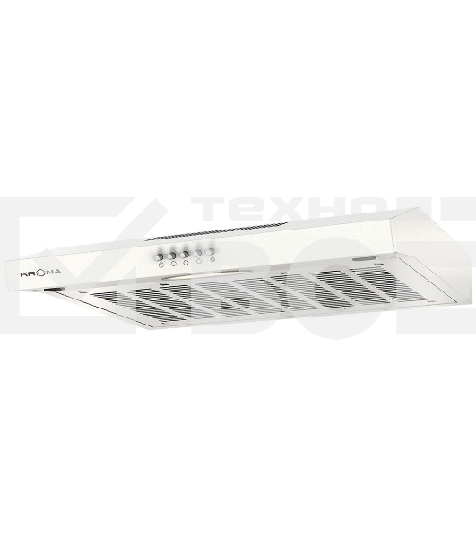 Вытяжка подвесная KRONA ERMINA 600 white PB белая, 59.6 см, 455 куб. м/ч, 42 дБ