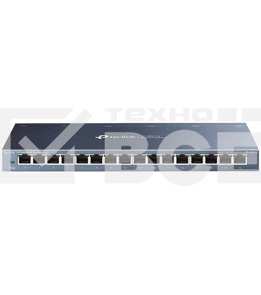 Коммутатор TP-LINK TL-SG116 16-портовый гигабитный настольный коммутатор