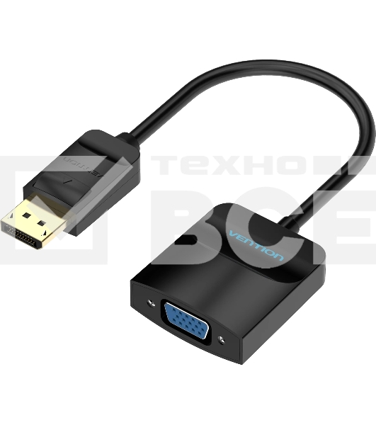 Адаптер-переходник Vention DisplayPort 20M > VGA 15F