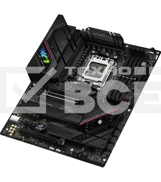 Материнская плата ASUS ROG STRIX B650E-F GAMING WIFI, AM5, AMD B650, 4xDDR5, 4xSATA, 3xM.2, 1xPCI-E 5.0 x16, 1xPCI-E 4.0 x4, 2xPCI-E x1, 1xHDMI, 1xDP, 1x 2.5Gb LAN, 4xUSB-A 2.0, 4xUSB-A 3.2 Gen 1, 2xUSB-A 3.2 Gen 2, 1xUSB-C 3.2 Gen 2, 1xUSB-C 3.2 Gen 2x2,