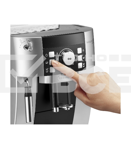 Кофемашина автоматическая DeLonghi ECAM 21.117.SB серебристый/черный, исп. кофе - зерновой/молотый, 1.8 л, 1450 Вт, 15 бар