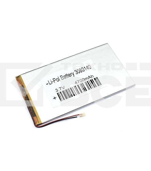 Портативный аккумулятор Li-Pol (батарея) 3x80x140мм 2pin 3.7V/4700mAh